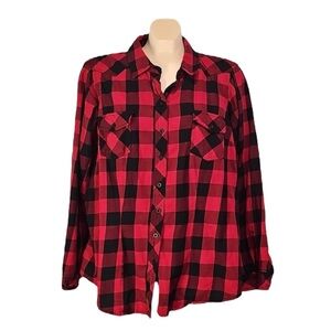 🍄 Torrid Buffalo Plaid Top - size 2X